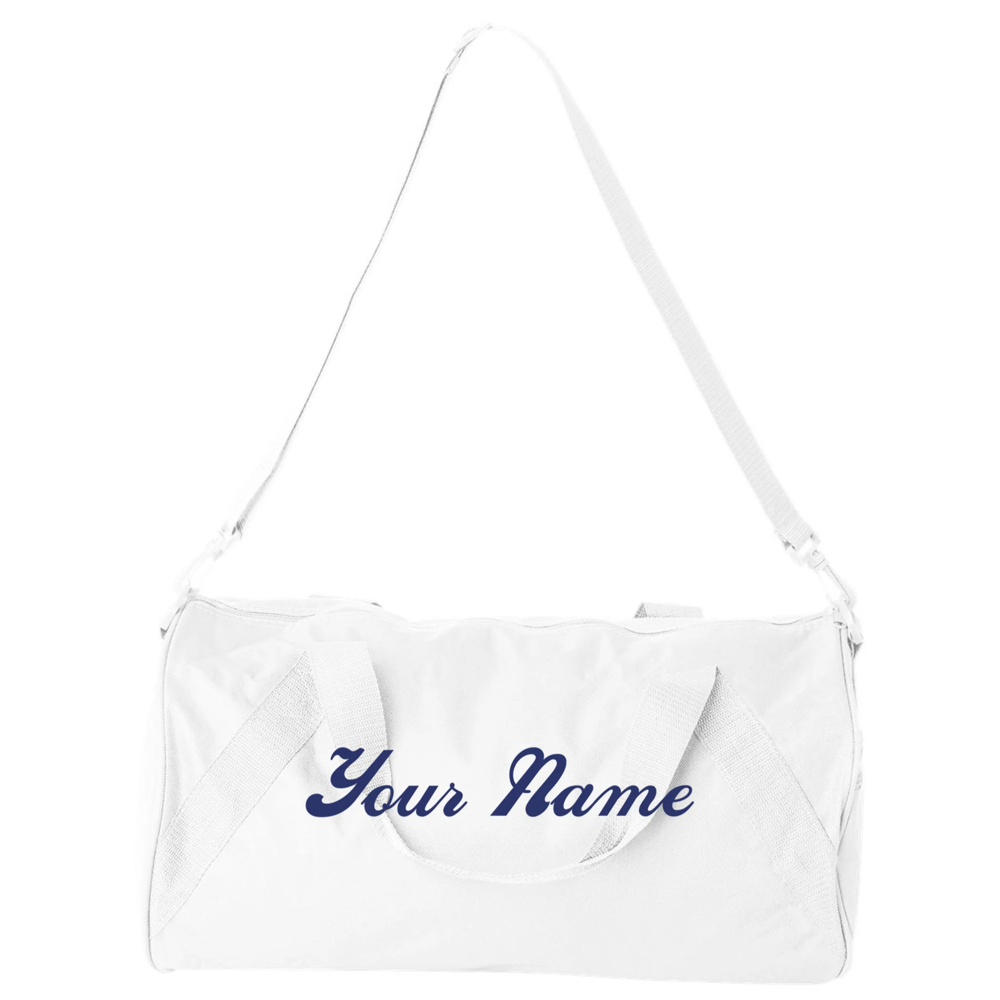 Custom Embroidery Your Name Personalized Duffel Bag - Front