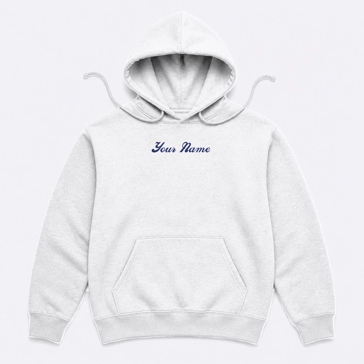 Custom Embroidery Your Name Personalized Hoodie - Front