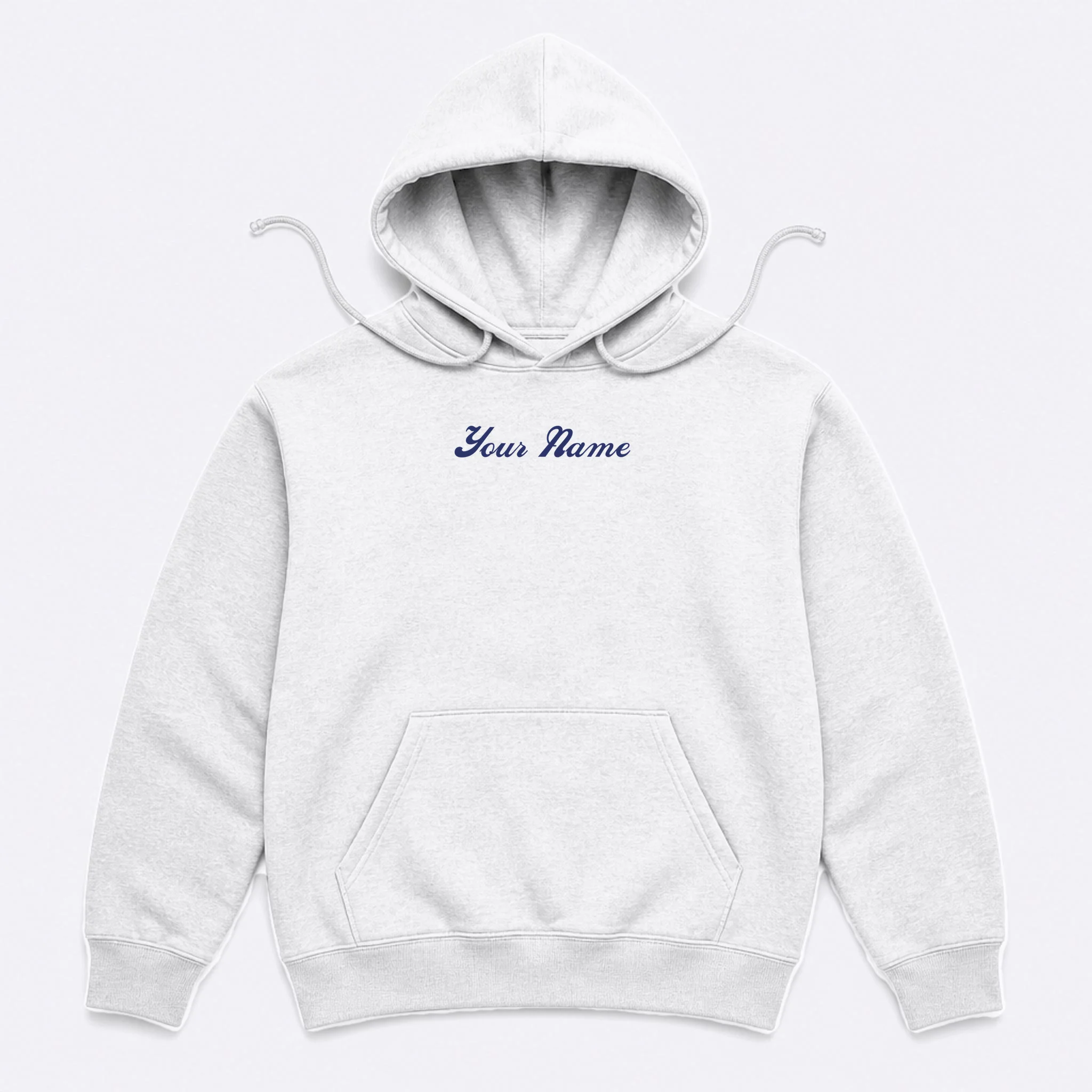 Custom Embroidery Your Name Personalized Men's Hoodie - Front