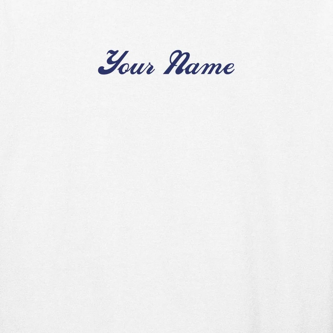 Custom Embroidery Your Name Personalized Men's Long Sleeve Shirt - Front - Close-up