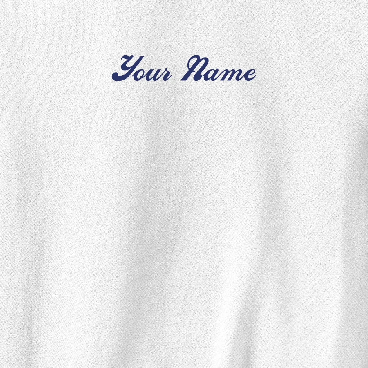 Custom Embroidery Your Name Personalized Men's Sweatshirt - Front - Close-up