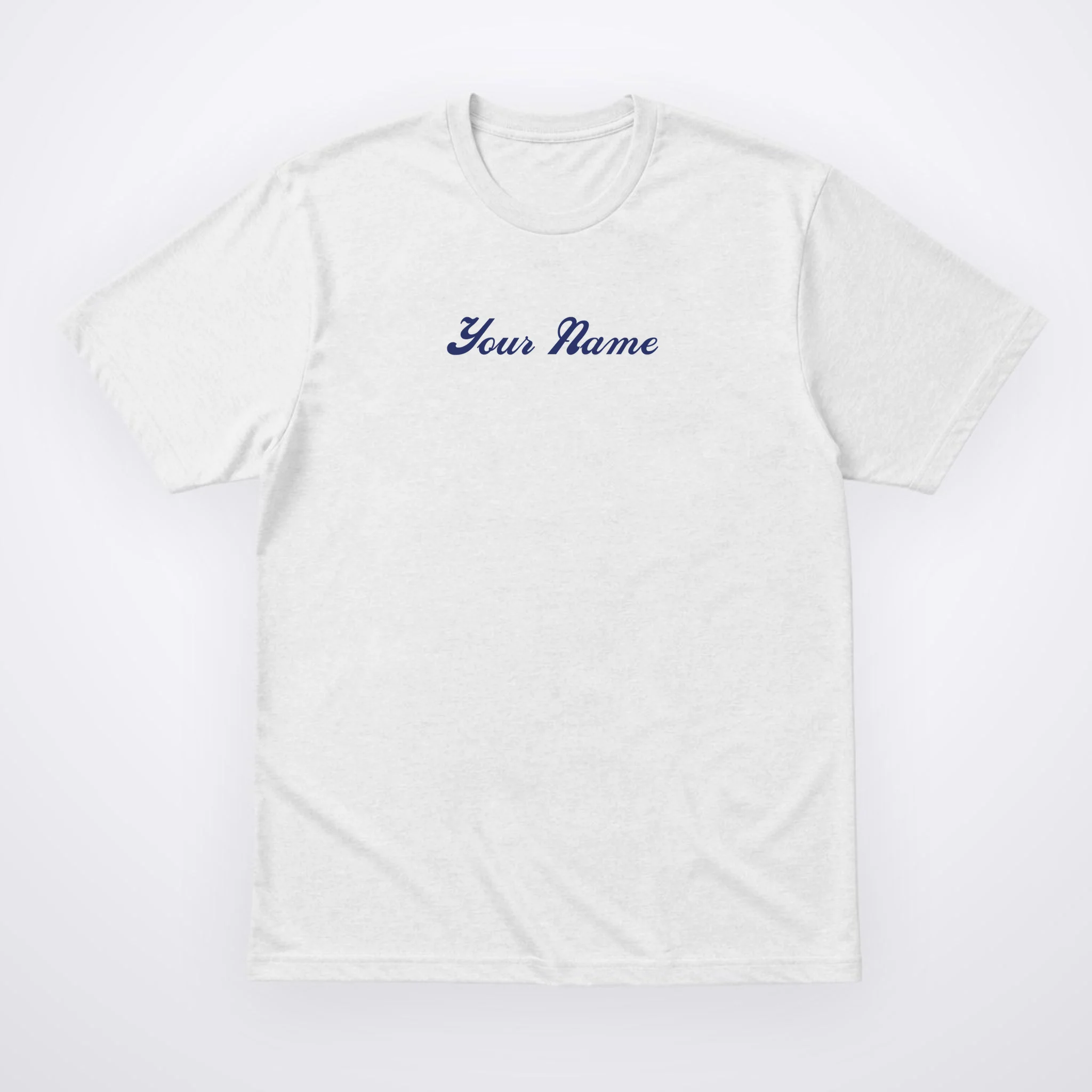 Custom Embroidery Your Name Personalized T-Shirt Front