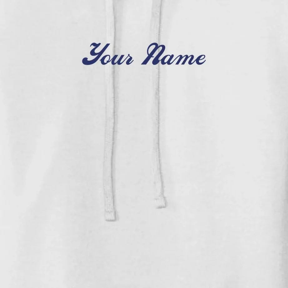 Custom Embroidery Your Name Personalized Women's Pullover Hoodie - Front - Close-up