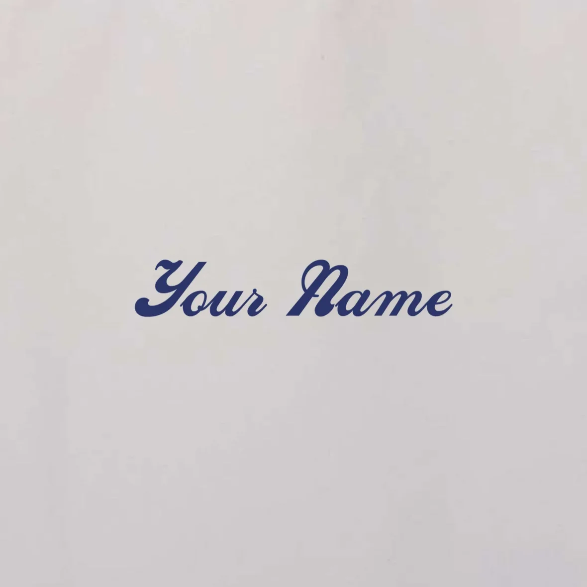 Custom Embroidery Your Name Personalized Tote Bag - Front - Close-up