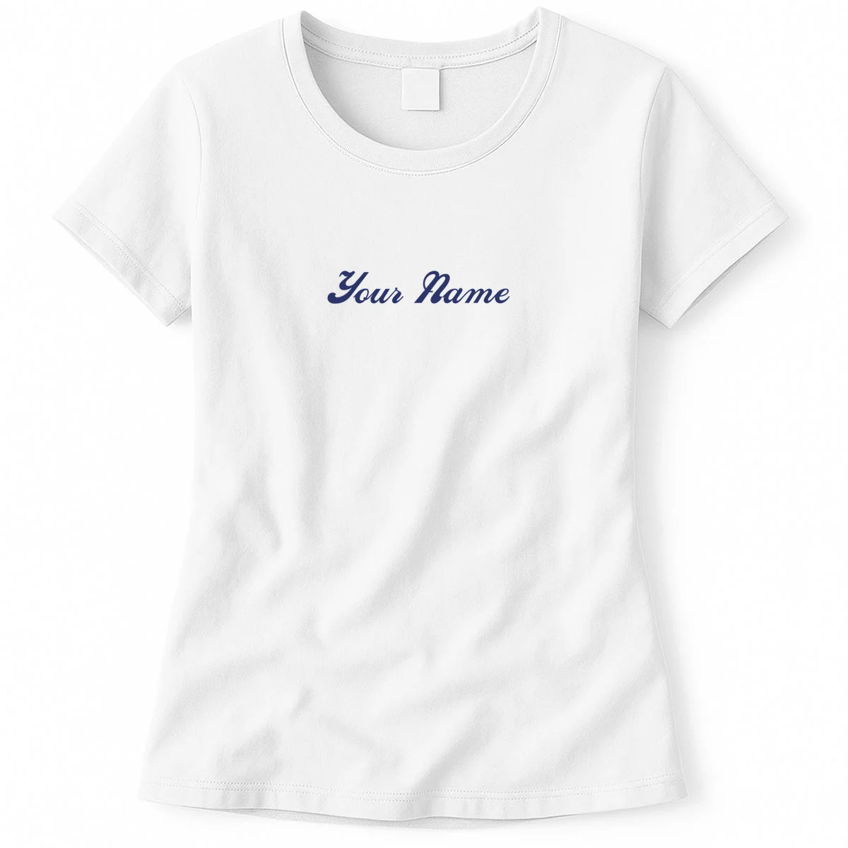 Custom Embroidery Your Name Personalized Women's T-Shirt - Front