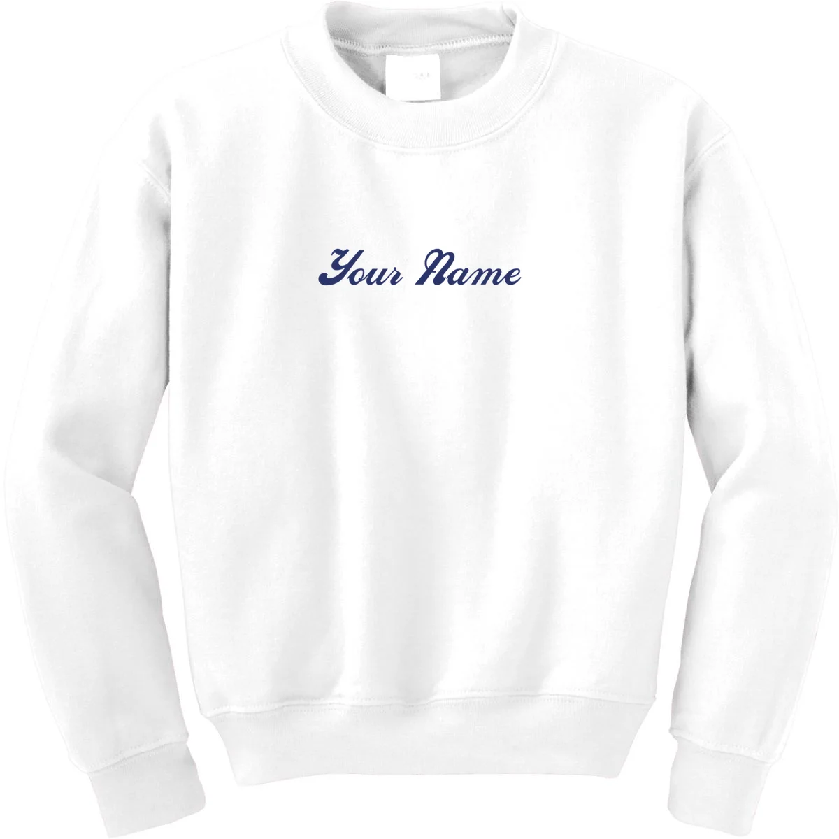 Custom Embroidery Your Name Personalized Kids Sweatshirt - Front