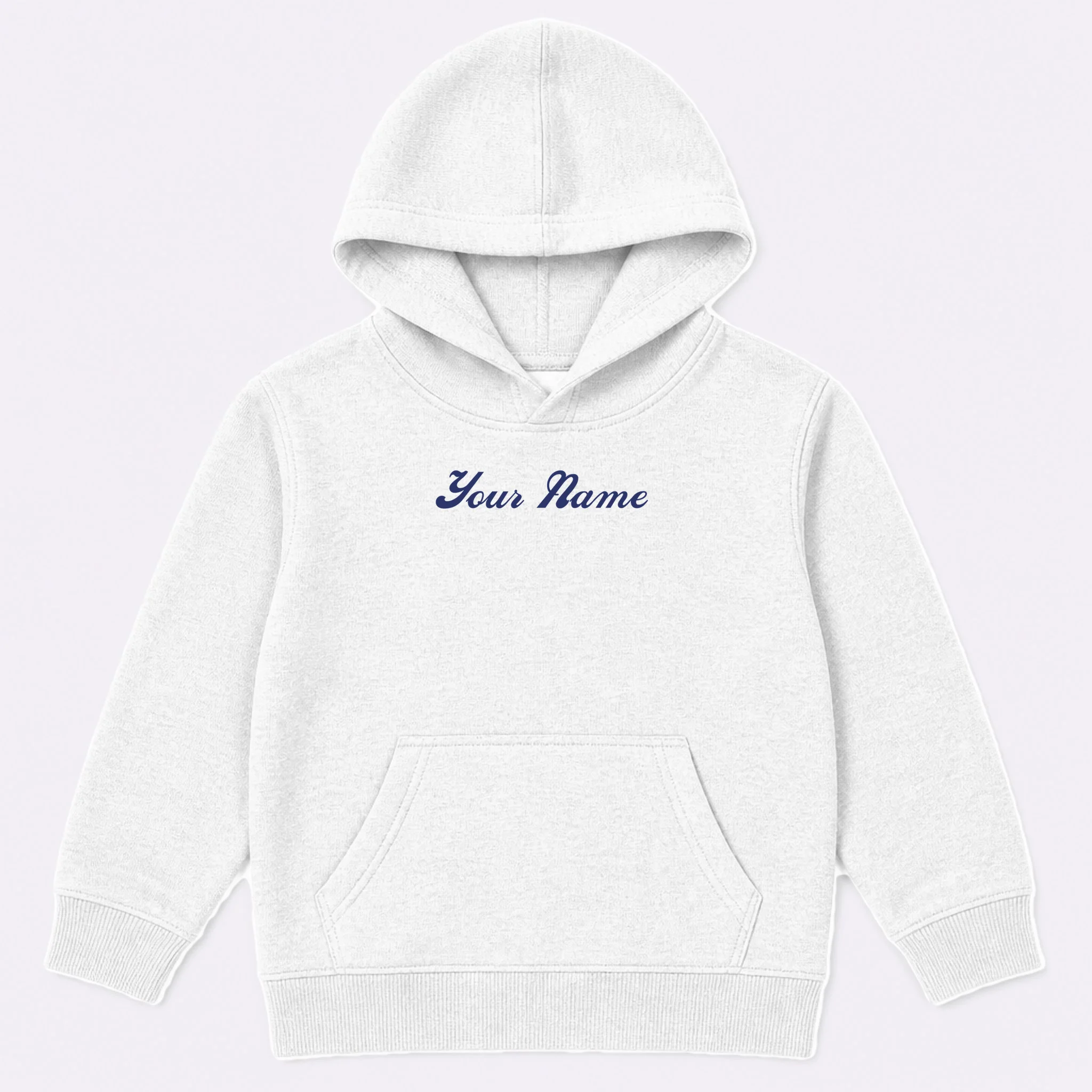 Custom Embroidery Your Name Personalized Kids Hoodie - Front