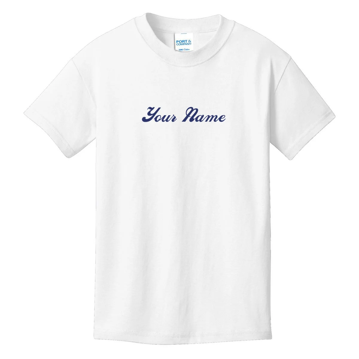 Custom Embroidery Your Name Personalized Kids T-Shirt - Front