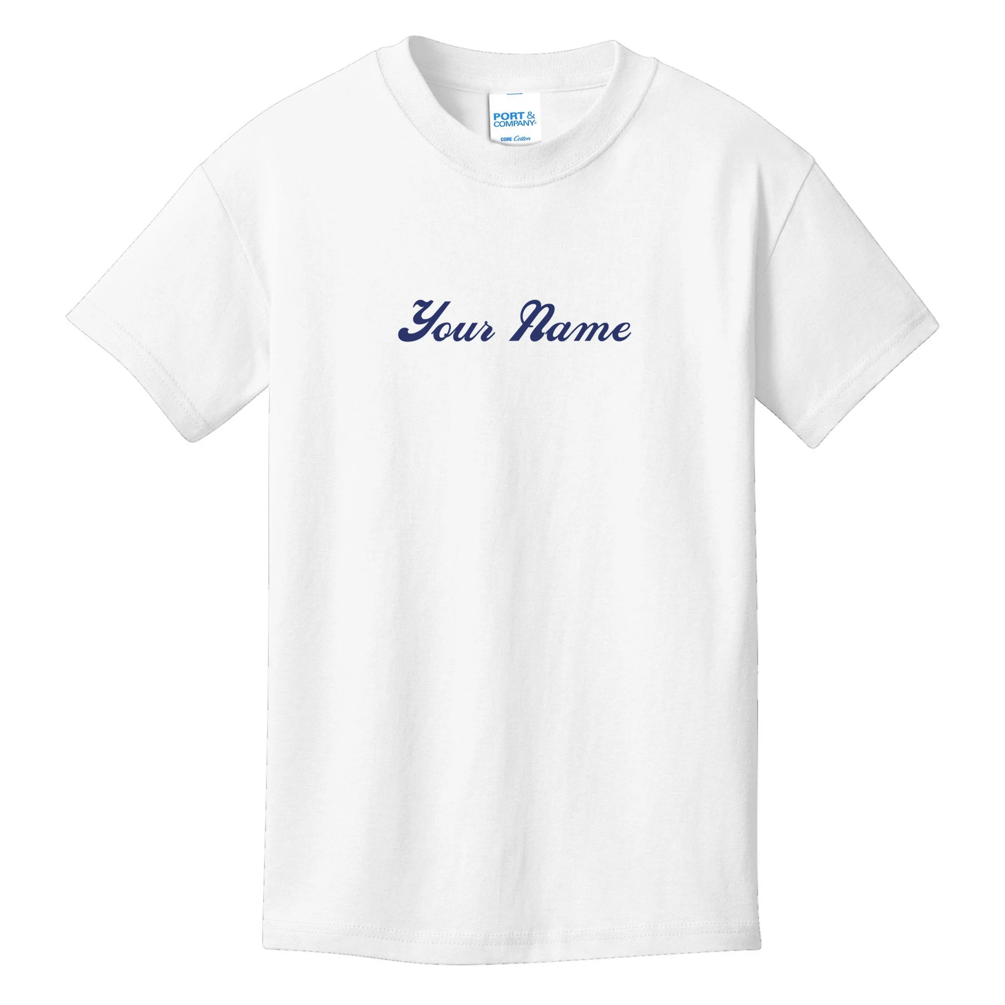 Custom Embroidery Your Name Personalized Kids T-Shirt - Front