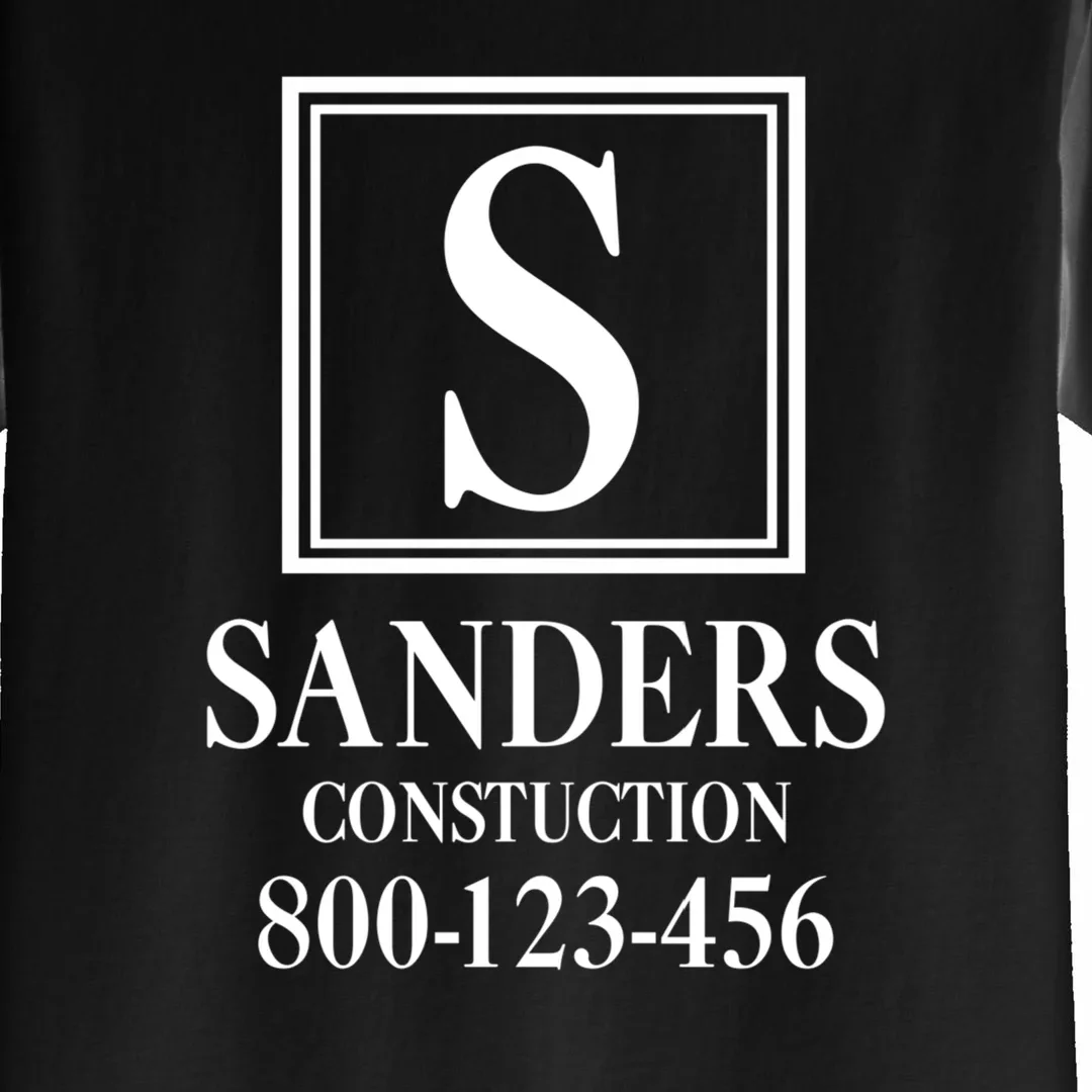Custom Initial Custom Company Name Men's Pajamas - Back - Close-up