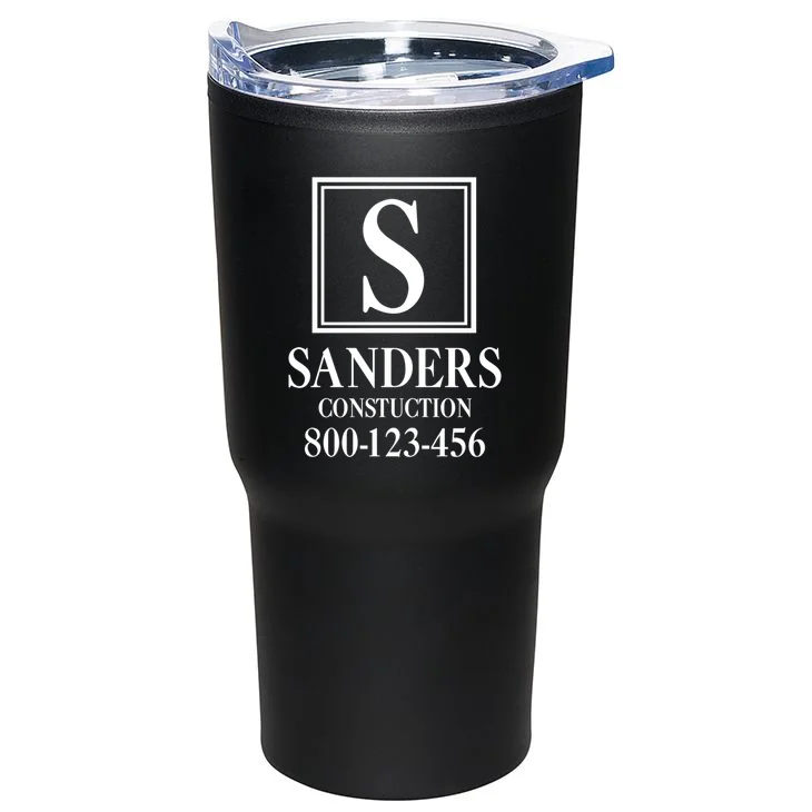 Custom Initial Custom Company Name 20oz Tumbler - Back