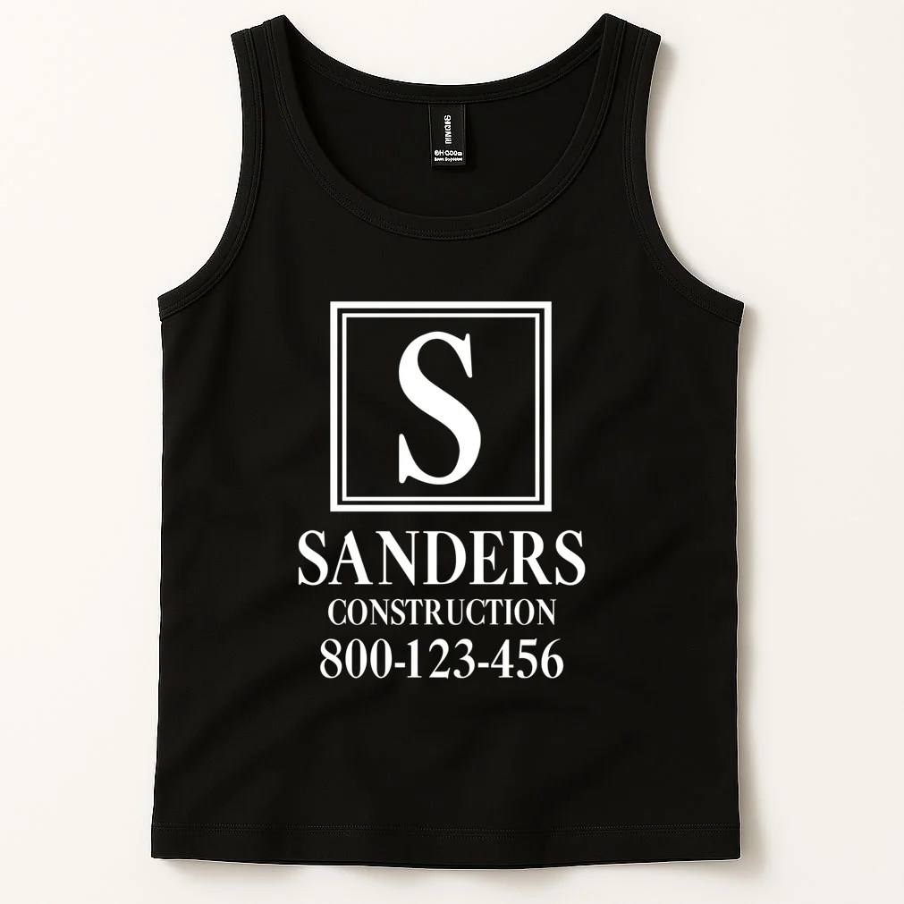 Custom Initial Custom Company Name Tank Top - Front 1