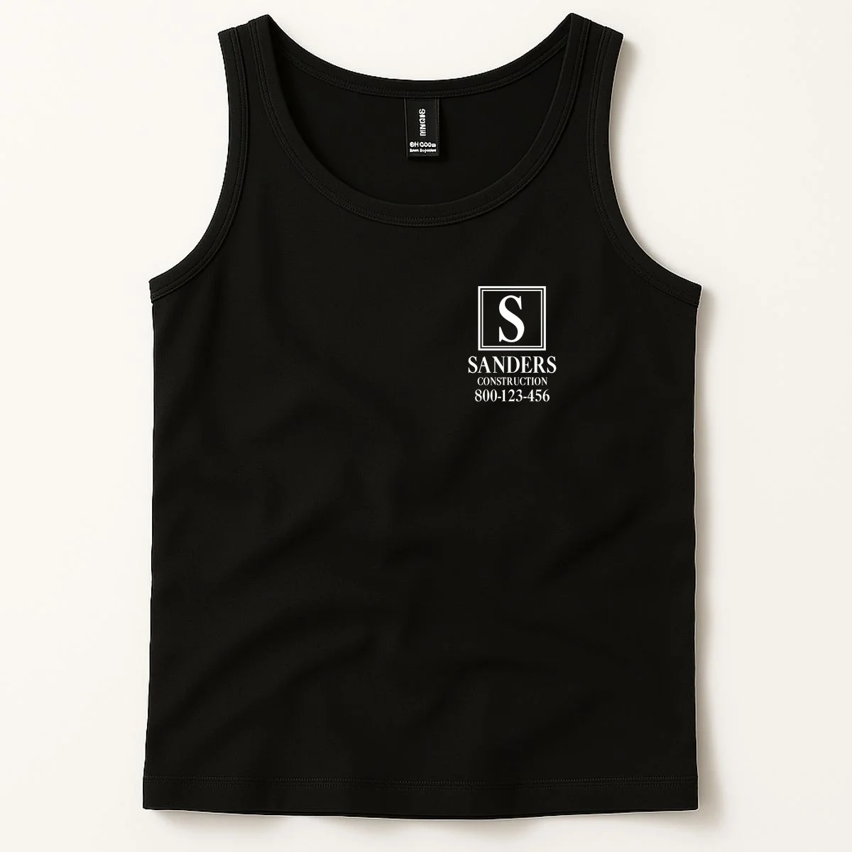 Custom Initial Custom Company Name Tank Top - Front 1