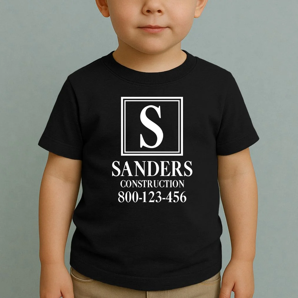 Custom Initial Custom Company Name Toddler T-Shirt - Front 1