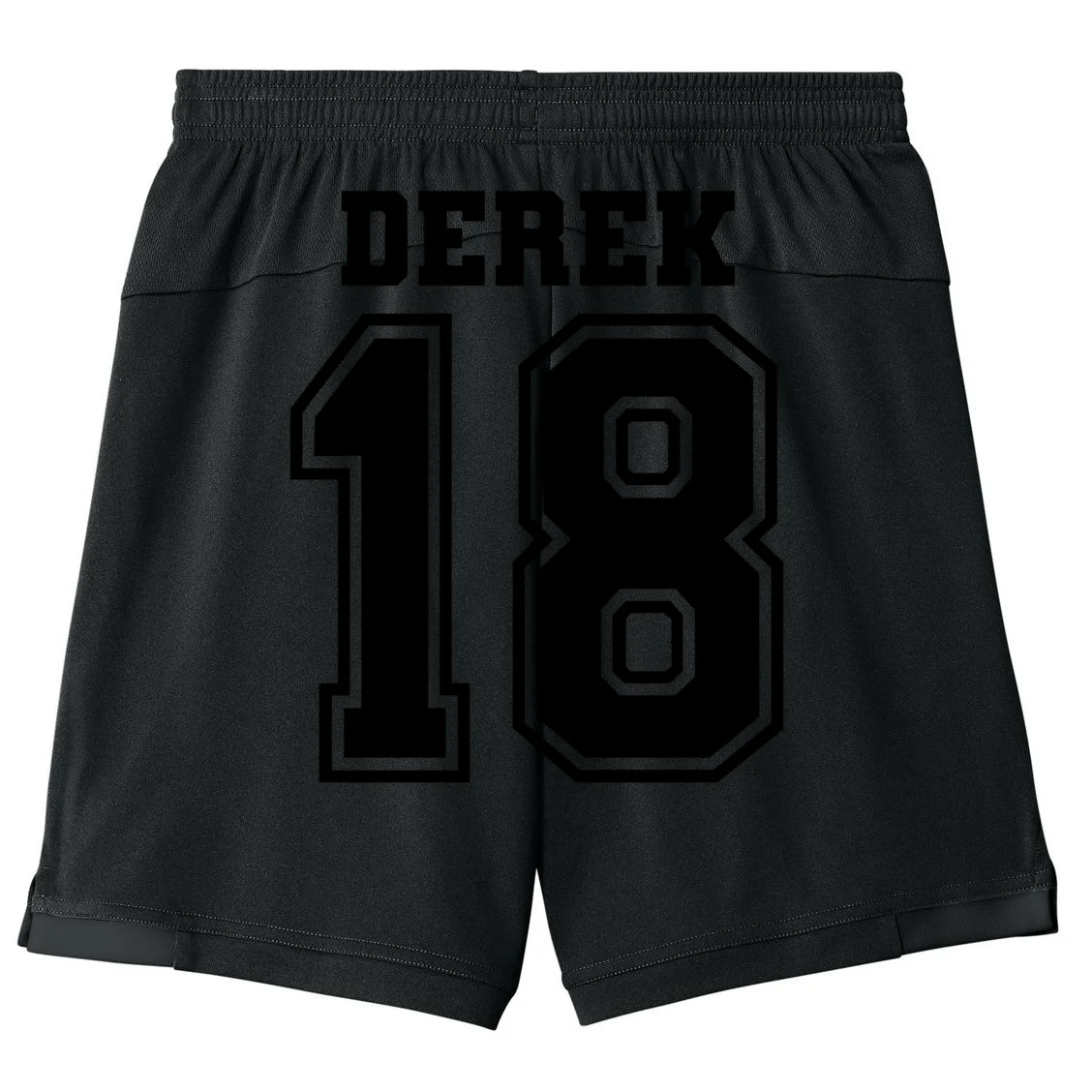 Personalized Football Mom Custom Team Name and Number Football Mama Game Day Kids Shorts Gift for Football Lover - Back