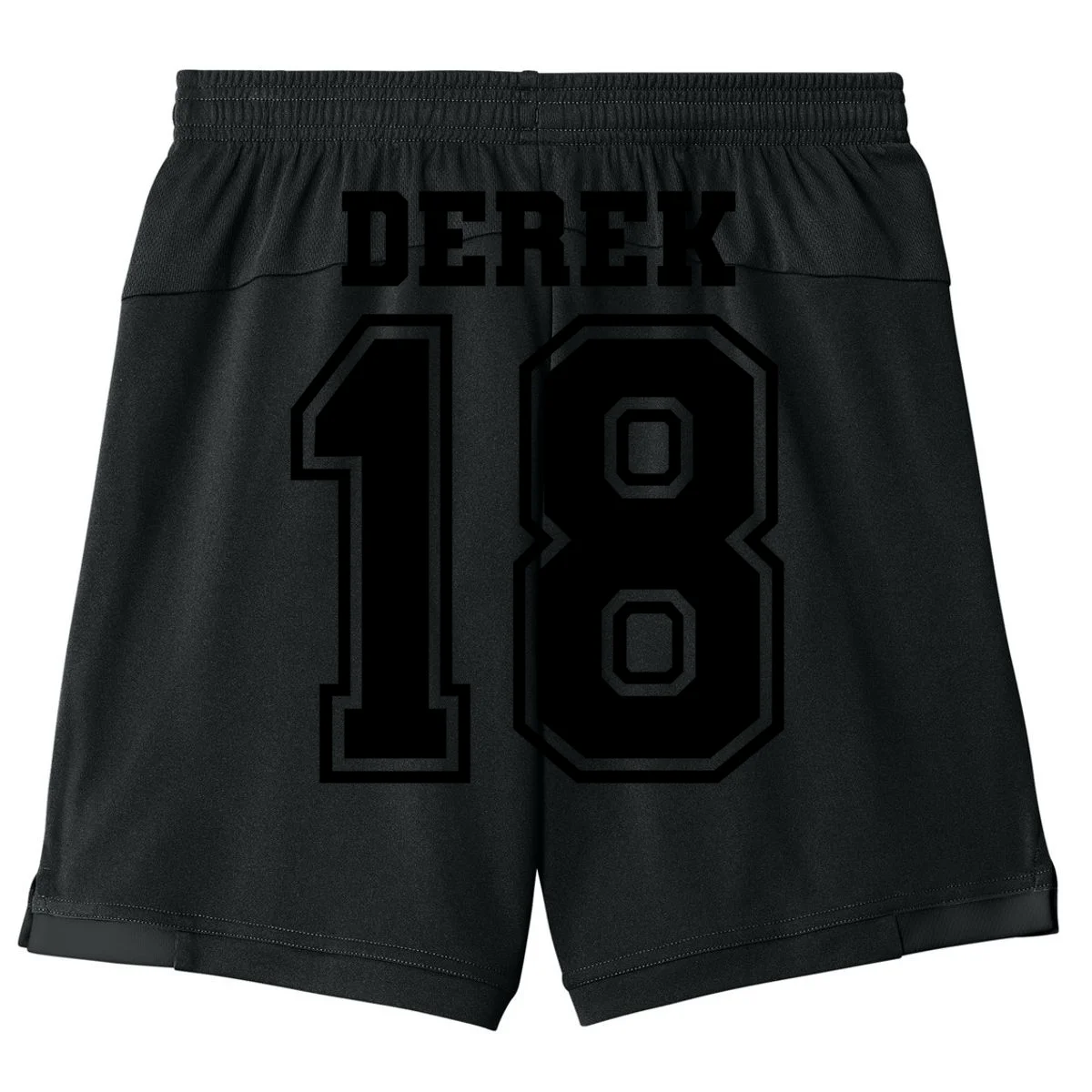 Personalized Football Mom Custom Team Name and Number Football Mama Game Day Kids Shorts Gift for Football Lover - Back