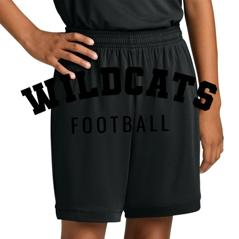 Personalized Football Mom Custom Team Name and Number Football Mama Game Day Kids Shorts Gift for Football Lover - Front 1