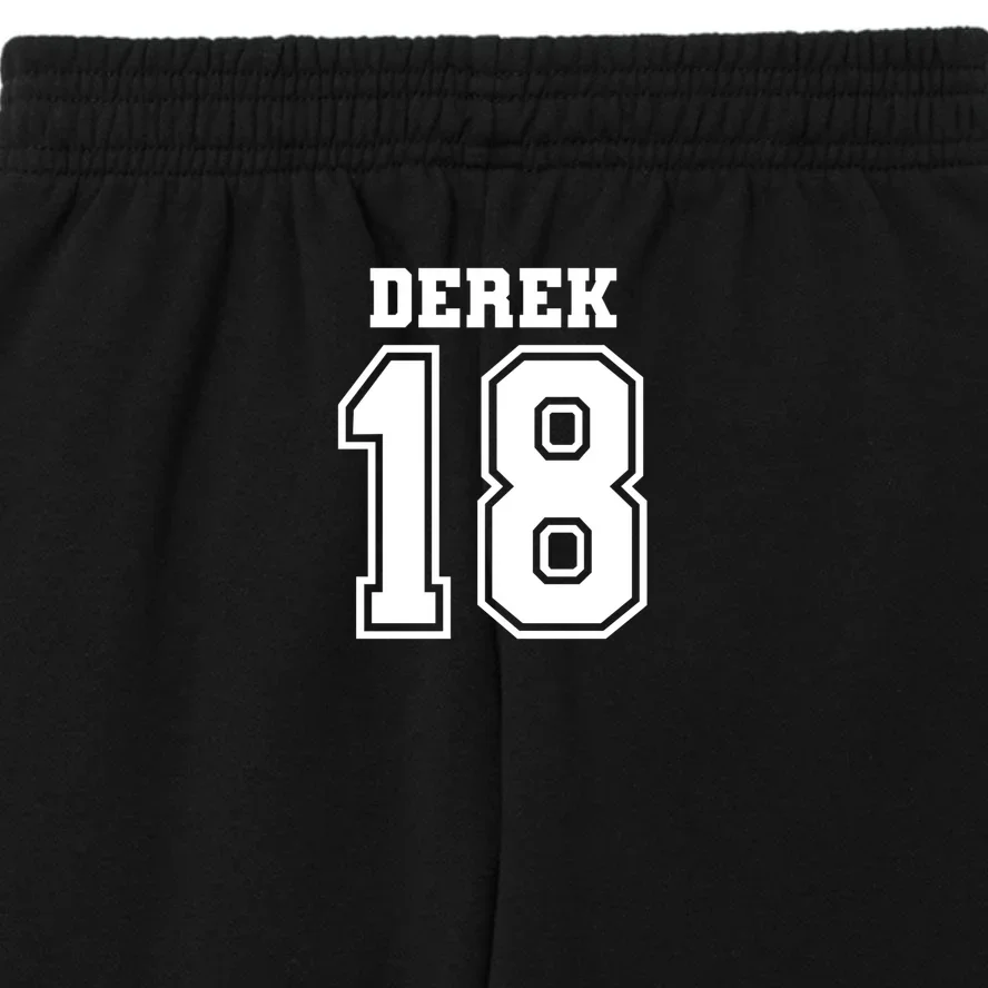 Personalized Football Mom Custom Team Name and Number Football Mama Game Day Kids Fleece Sweatpants Gift for Football Lover - Back - Close-up