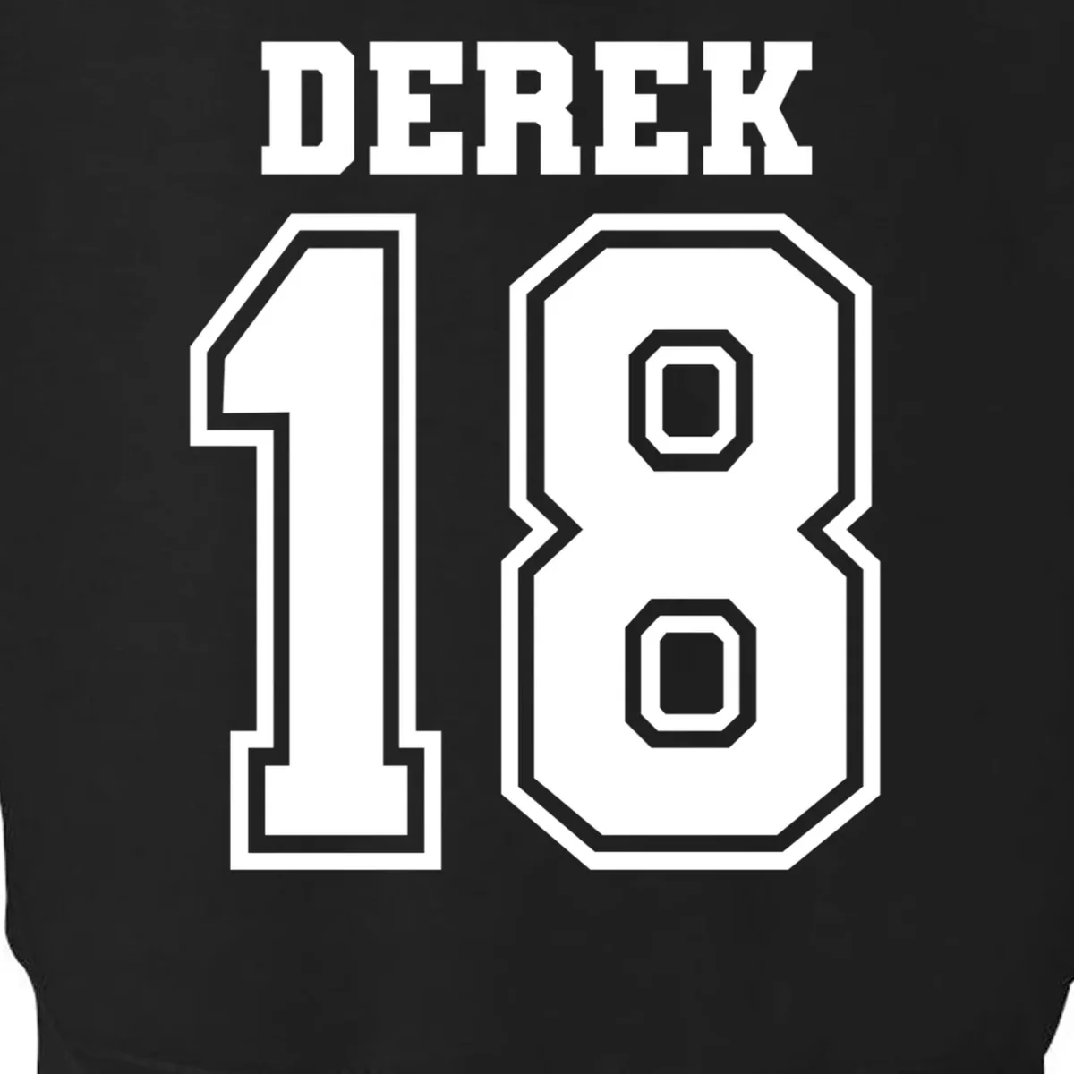 Personalized Football Mom Custom Team Name and Number Football Mama Game Day Toddler Hoodie Gift for Football Lover - Back - Close-up