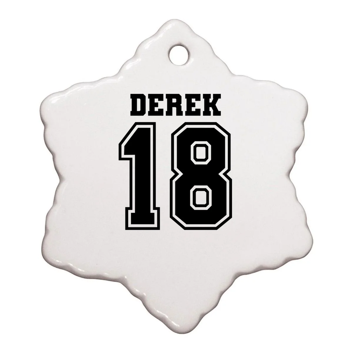 Personalized Football Mom Custom Team Name and Number Football Mama Game Day Ornament Gift for Football Lover - Back