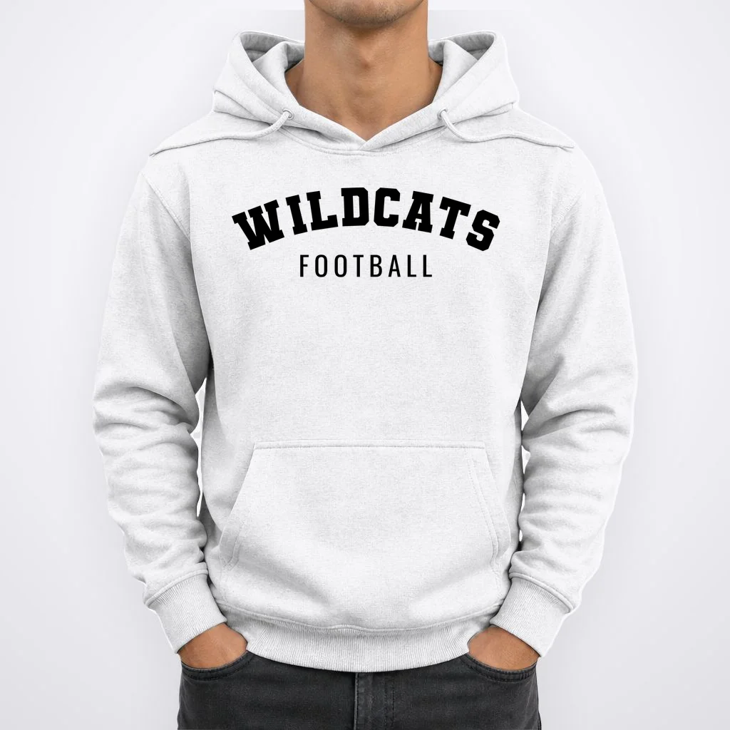 Personalized Football Mom Custom Team Name and Number Football Mama Game Day Hoodie Gift for Football Lover - Front 1