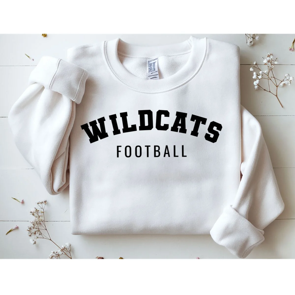 Personalized Football Mom Custom Team Name and Number Football Mama Game Day Sweatshirt Gift for Football Lover - Front 1