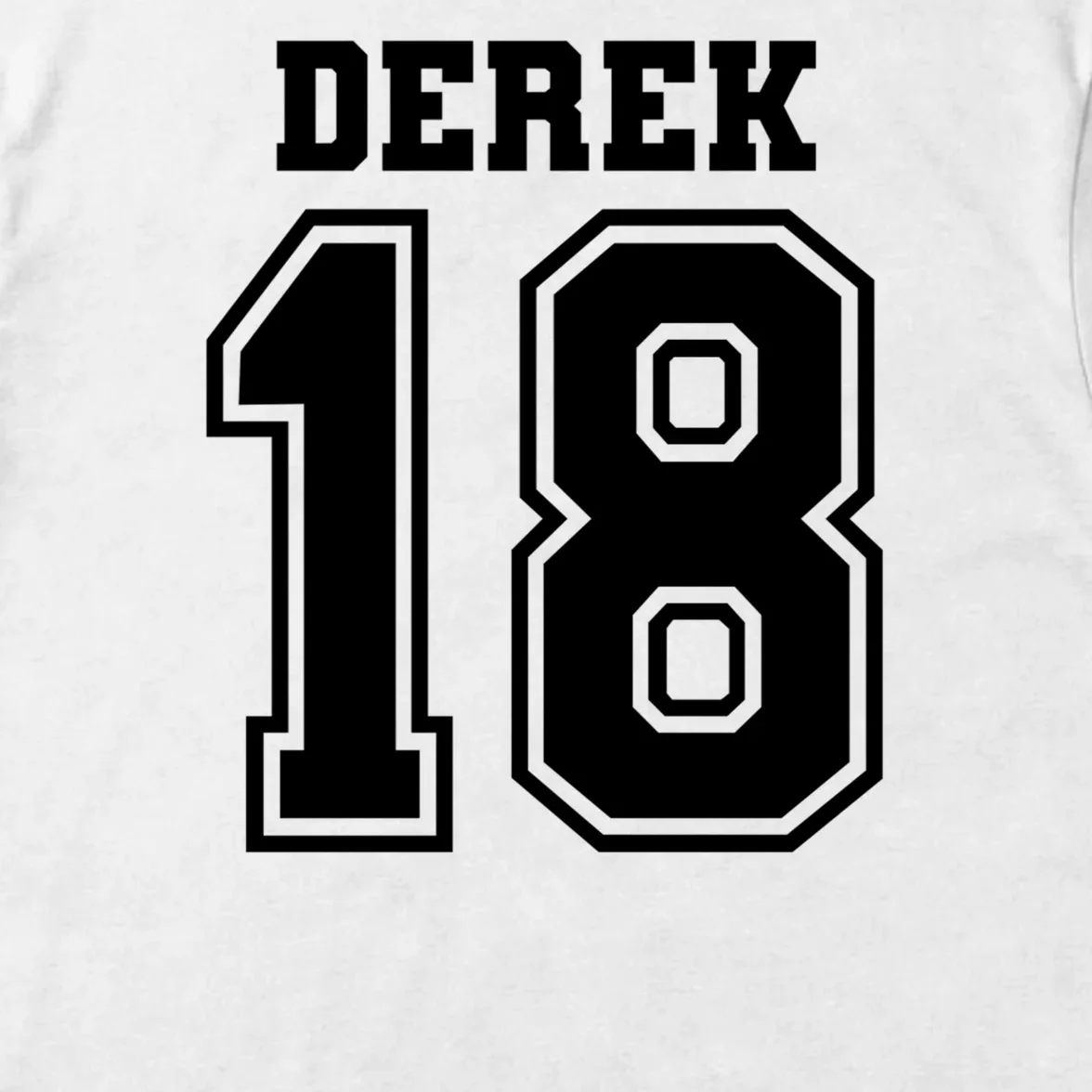 Personalized Football Mom Custom Team Name and Number Football Mama Game Day Men's T-Shirt Gift for Football Lover - Back - Close-up