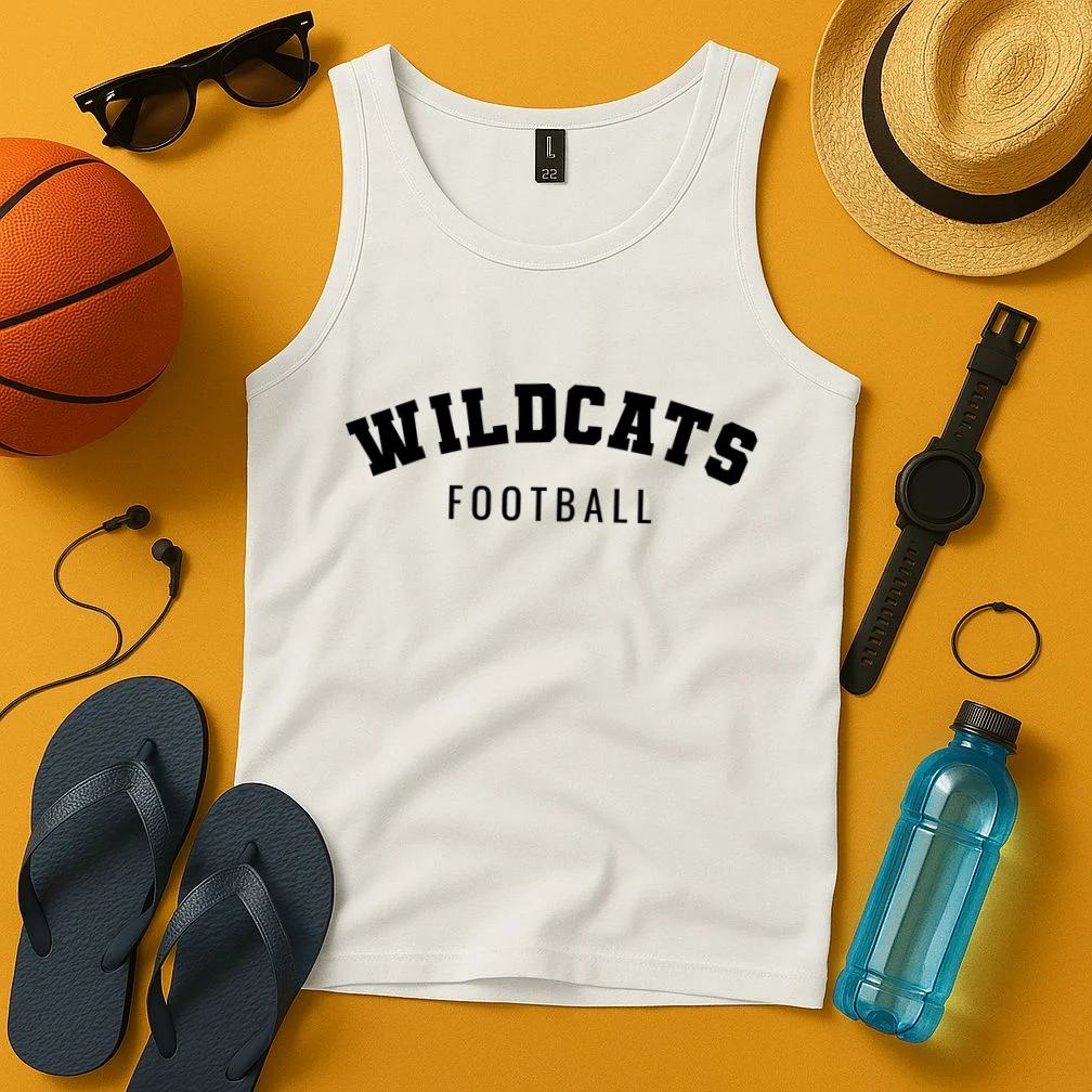 Personalized Football Mom Custom Team Name and Number Football Mama Game Day Tank Top Gift for Football Lover - Front 3