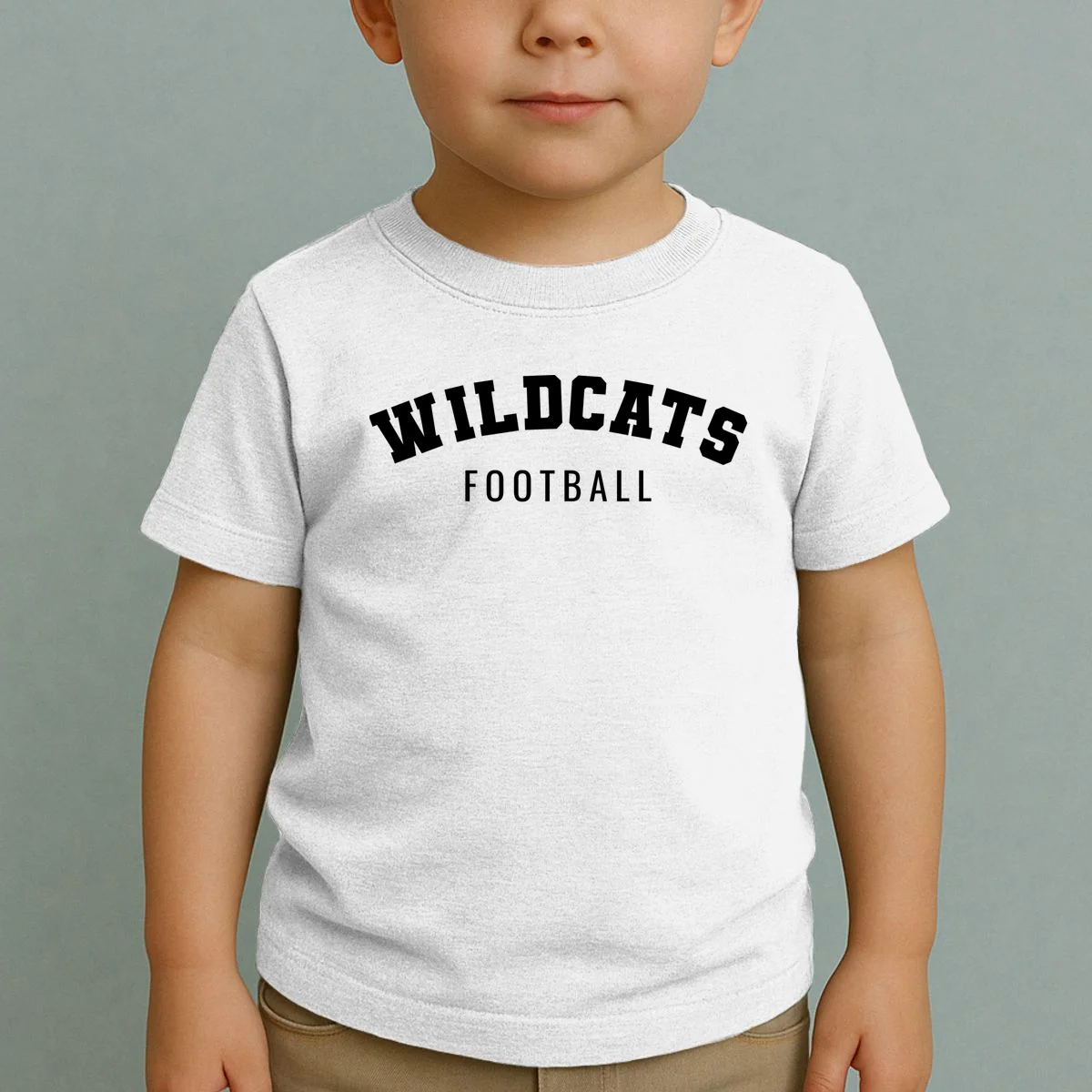 Personalized Football Mom Custom Team Name and Number Football Mama Game Day Toddler T-Shirt Gift for Football Lover - Front 1
