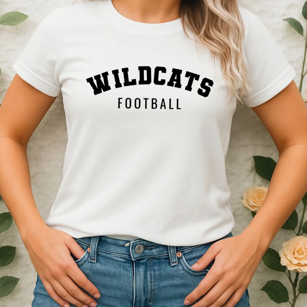 Personalized Football Mom Custom Team Name and Number Football Mama Game Day Women's T-Shirt Gift for Football Lover - Front 1