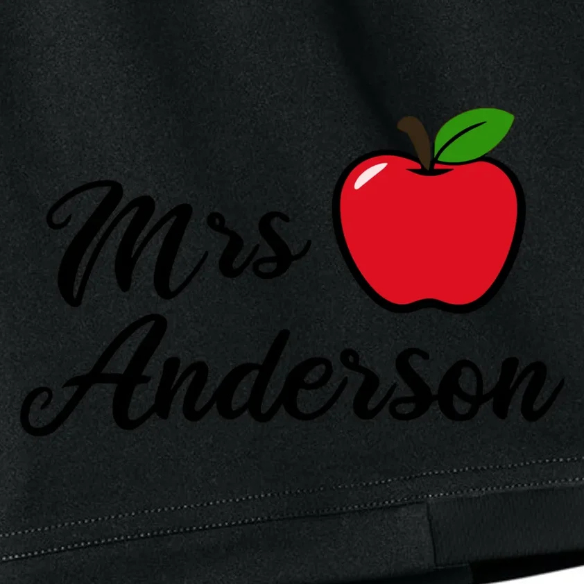 Custom Teacher Personalized Name Kids Shorts - Front - Close-up