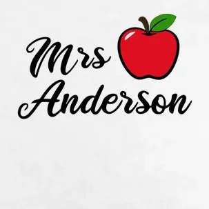 Custom Teacher Personalized Name T-Shirt - Front - Close-up