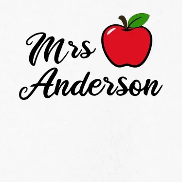 Custom Teacher Personalized Name Women's Tank Top - Front - Close-up