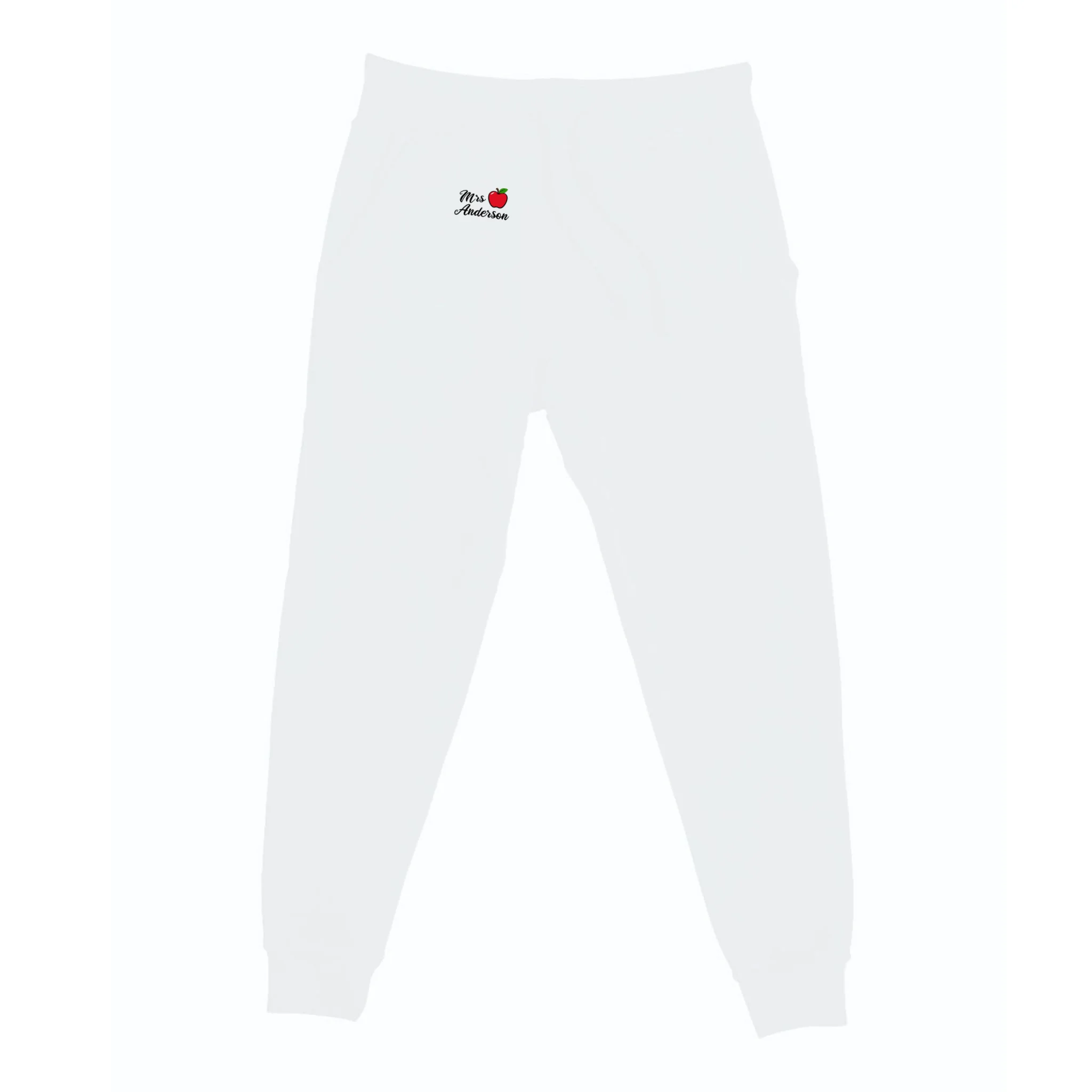 Custom Teacher Personalized Name Men's Sweatpants - Front