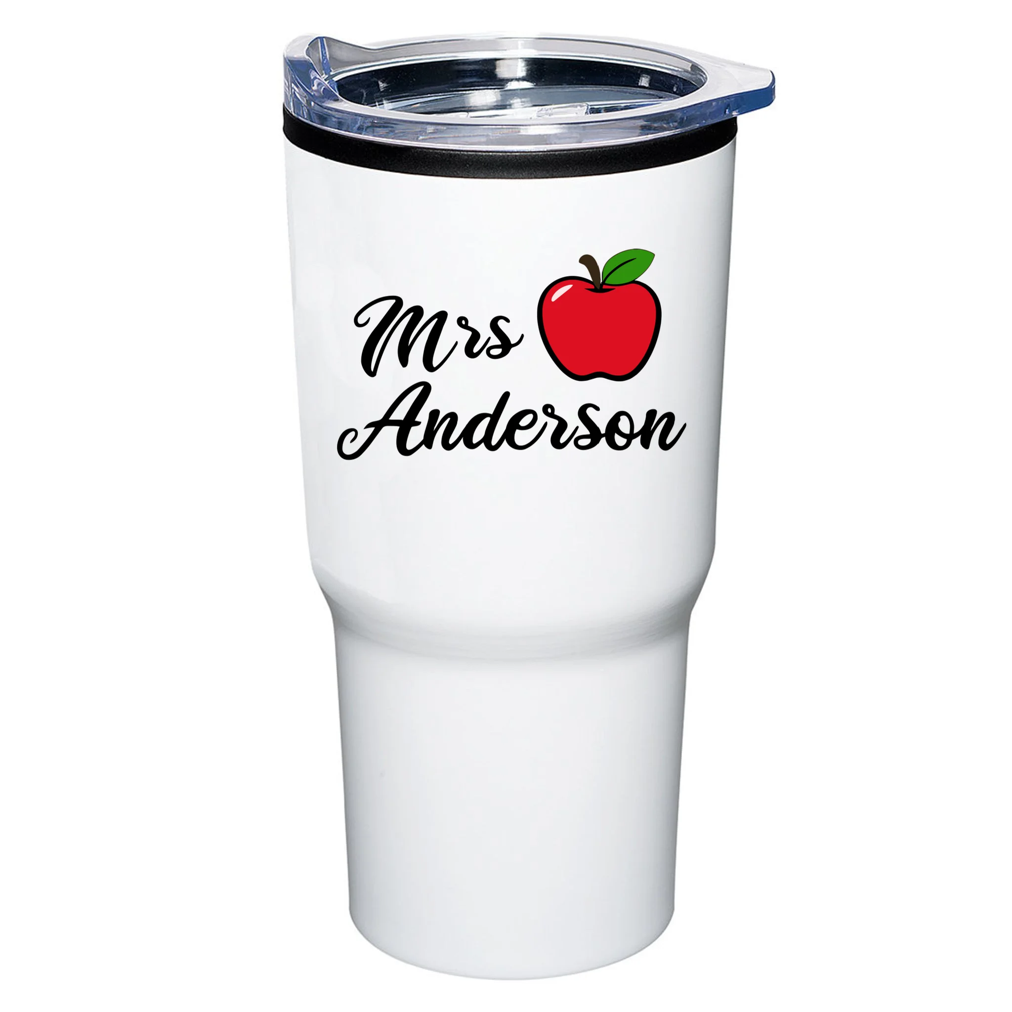 Custom Teacher Personalized Name 20oz Tumbler - Front