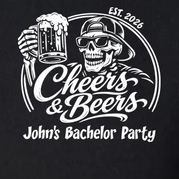 Custom Bachelor Party Skeleton Bachelor Trip Men's Pullover Quarter Zip - Front - Close-up