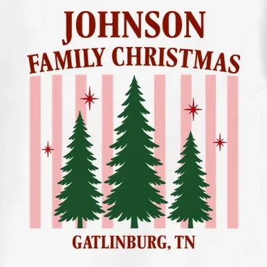 Custom Personalized Holiday Family Name Men's Button Up - Front - Close-up