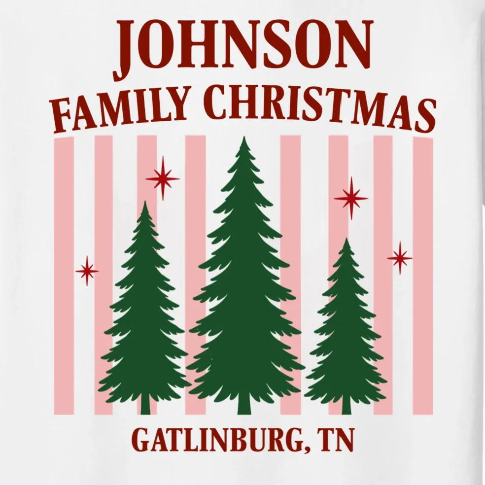 Custom Personalized Holiday Family Name Men's Pajamas - Front - Close-up