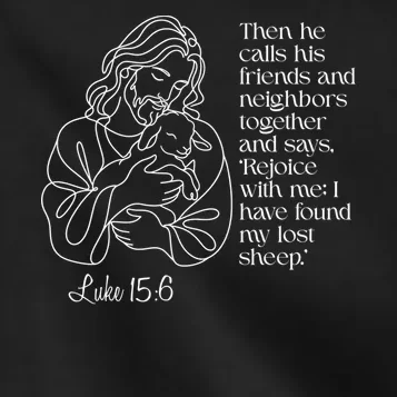 Christian Jesus and Lamb Custom Verse Custom Bible Chapter Kids Jacket - Front - Close-up
