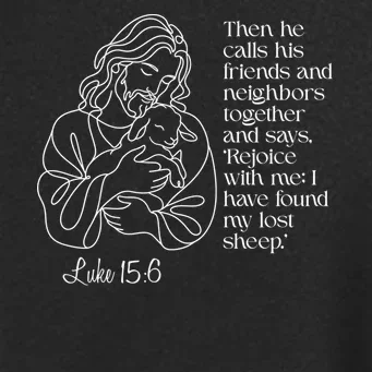 Christian Jesus and Lamb Custom Verse Custom Bible Chapter Women's Soft Jacket - Front - Close-up