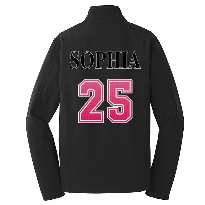Custom Pink Out Volleyball Jersey - Personalized Name & Number Men's Soft Jacket - Back - Close-up