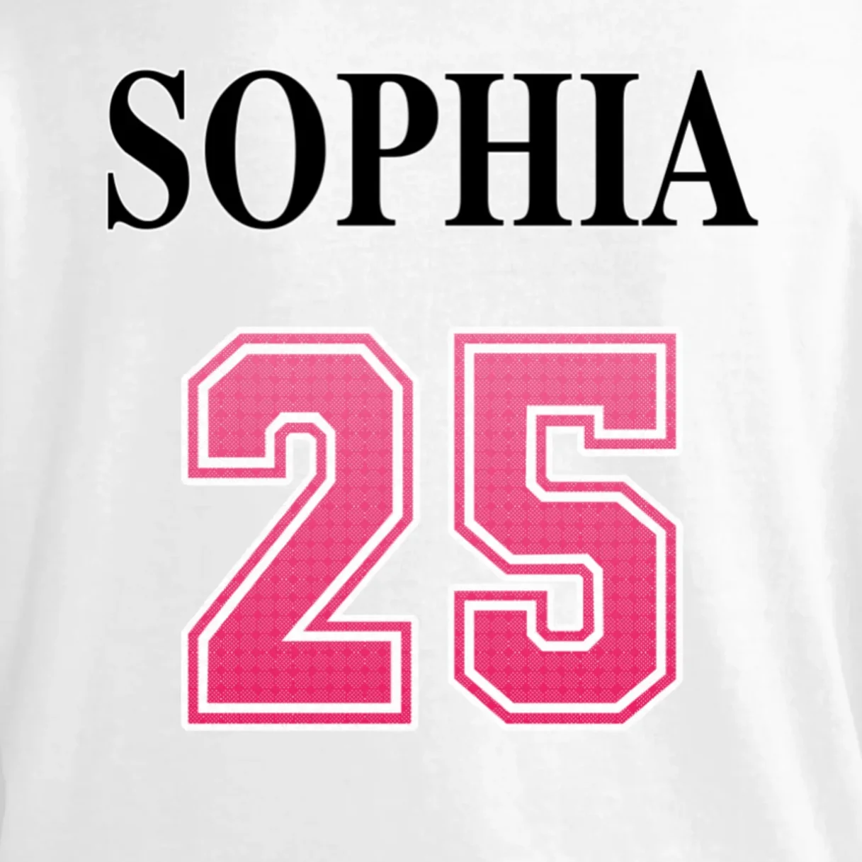 Custom Pink Out Volleyball Jersey - Personalized Name & Number Comfort Colors Unisex T-Shirt - Back - Close-up