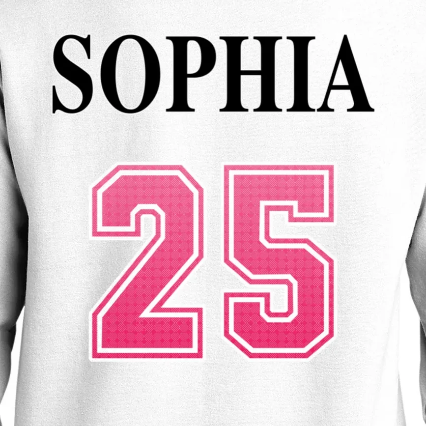 Custom Pink Out Volleyball Jersey - Personalized Name & Number Men's Sweatshirt - Back - Close-up