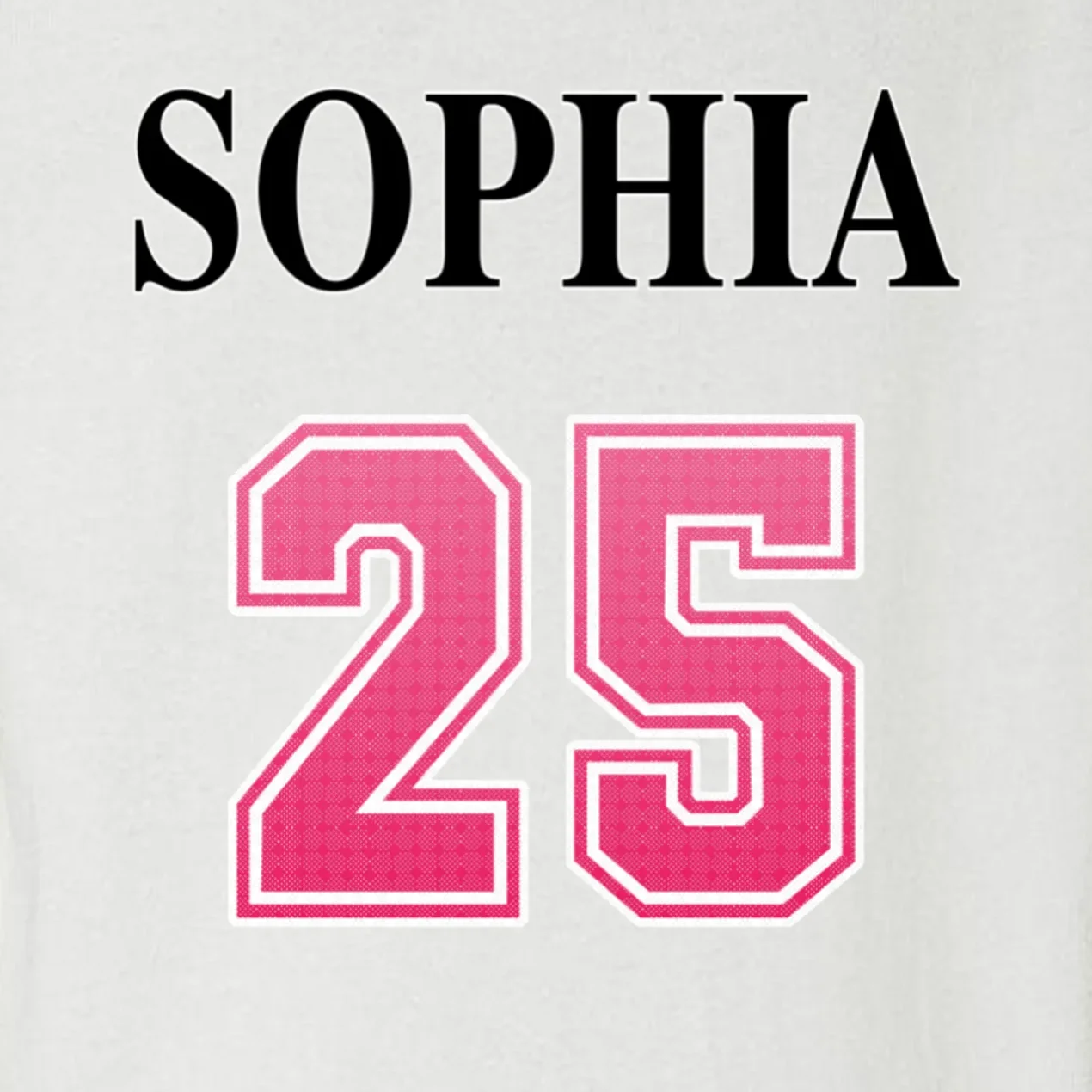 Custom Pink Out Volleyball Jersey - Personalized Name & Number Toddler Long Sleeve Shirt - Back - Close-up