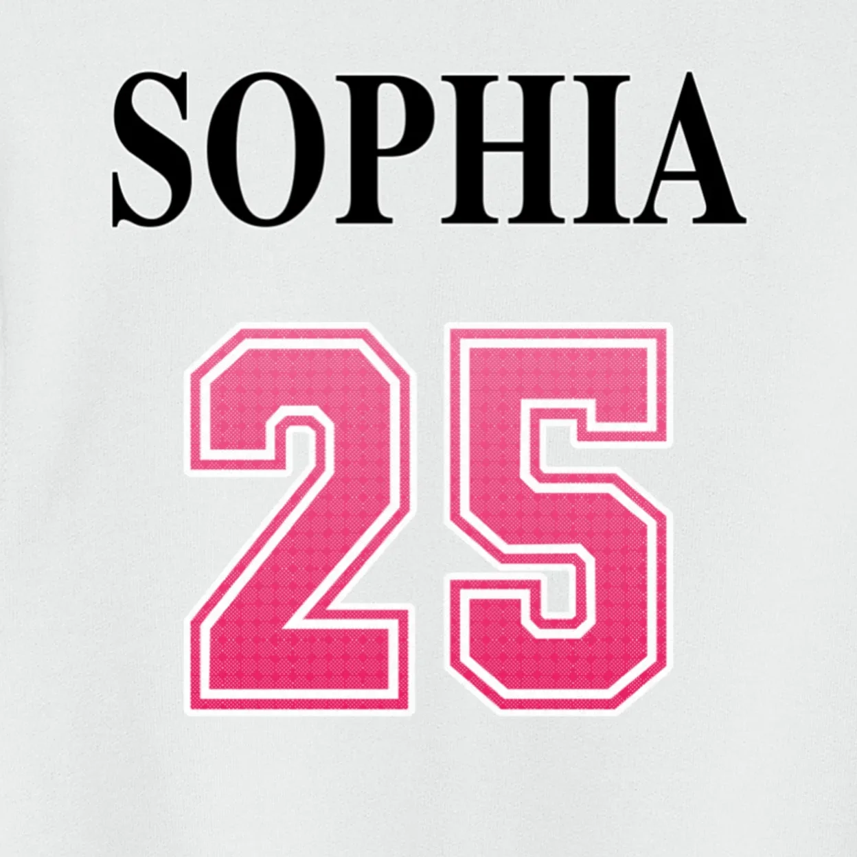 Custom Pink Out Volleyball Jersey - Personalized Name & Number Kids Sweatshirt - Back - Close-up