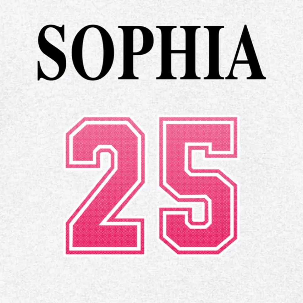 Custom Pink Out Volleyball Jersey - Personalized Name & Number Kids Hoodie - Back - Close-up