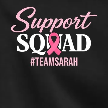Custom Support Squad Breast Cancer Awareness Kids Jacket - Front - Close-up