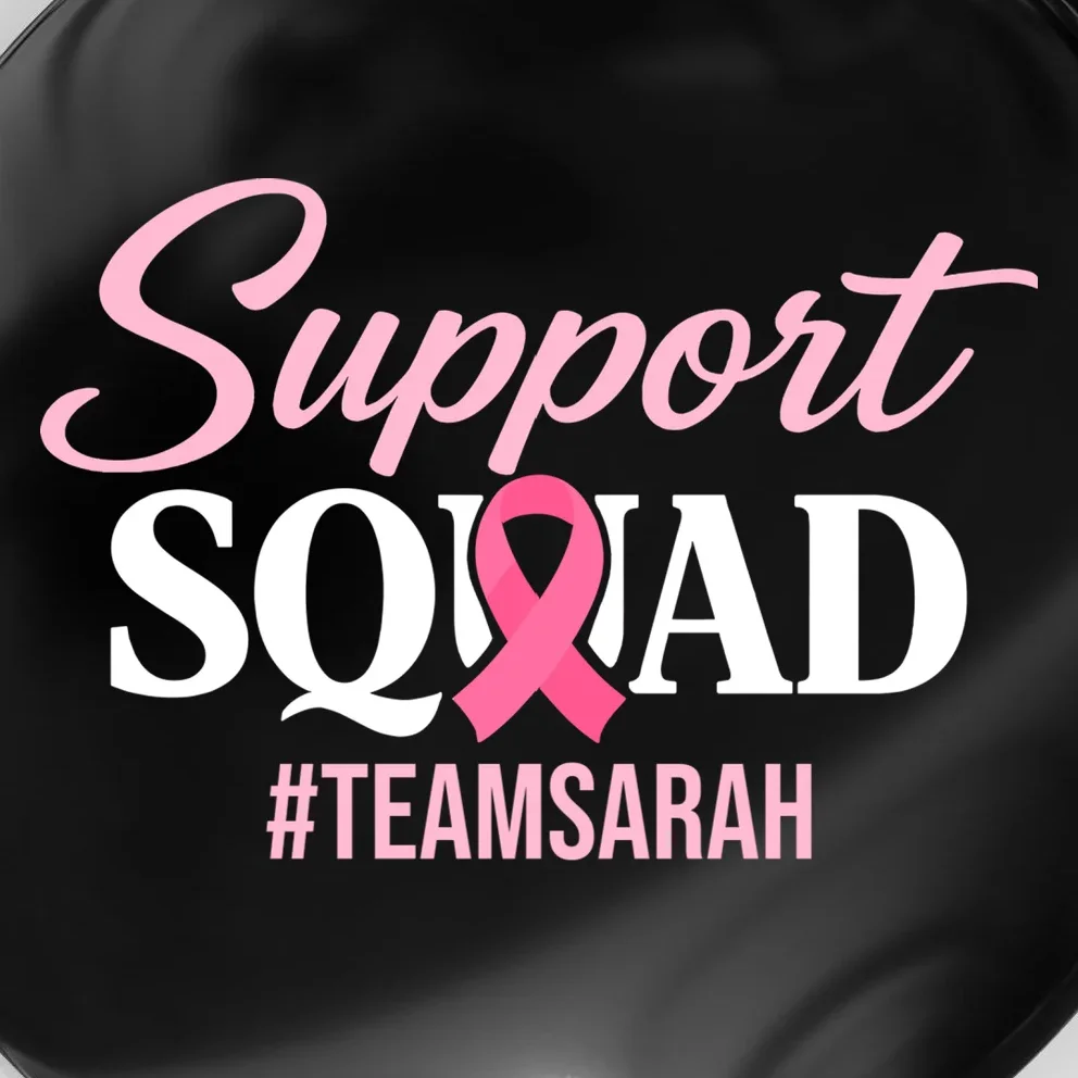 Custom Support Squad Breast Cancer Awareness Magnet - Front - Close-up