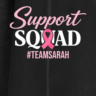 Custom Support Squad Breast Cancer Awareness Women's Cardigan - Front - Close-up