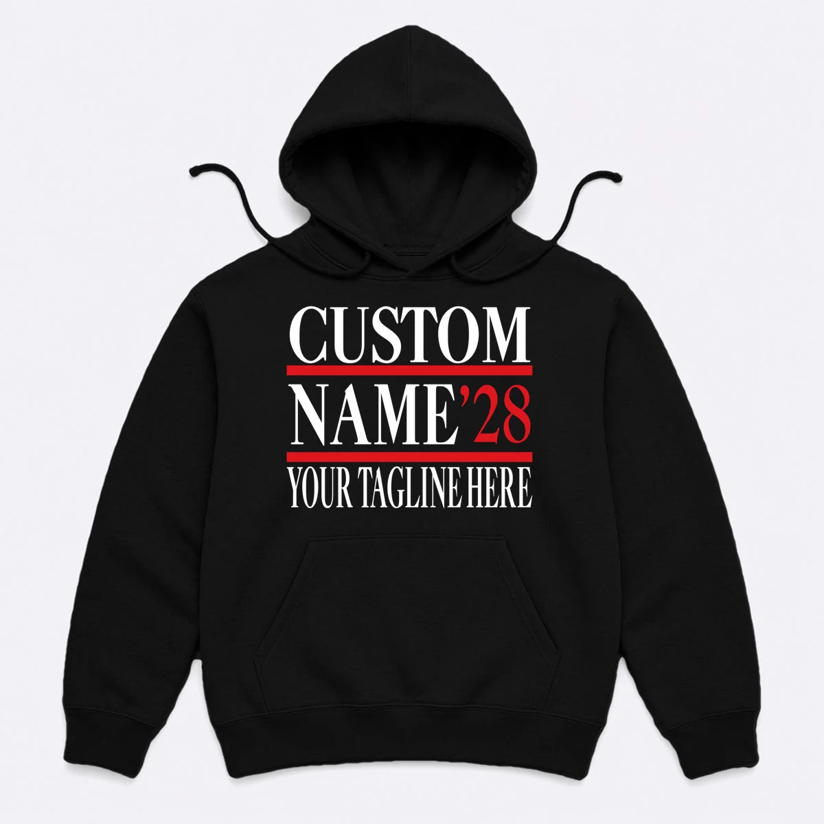 Custom Name For President 2028 Election Hoodie - Front